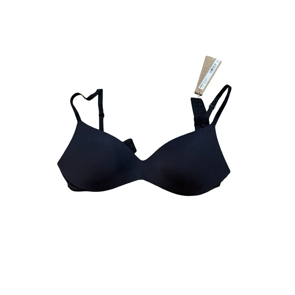 Skims Wireless Form Push Up Plunge Bra - NWT - 34b - Black - Picture 3 of 5